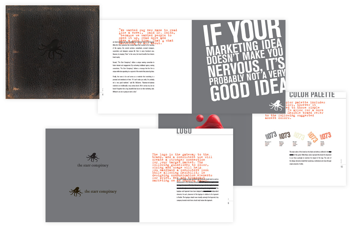 Exerpts from the Starr Conspiracy brand style guide